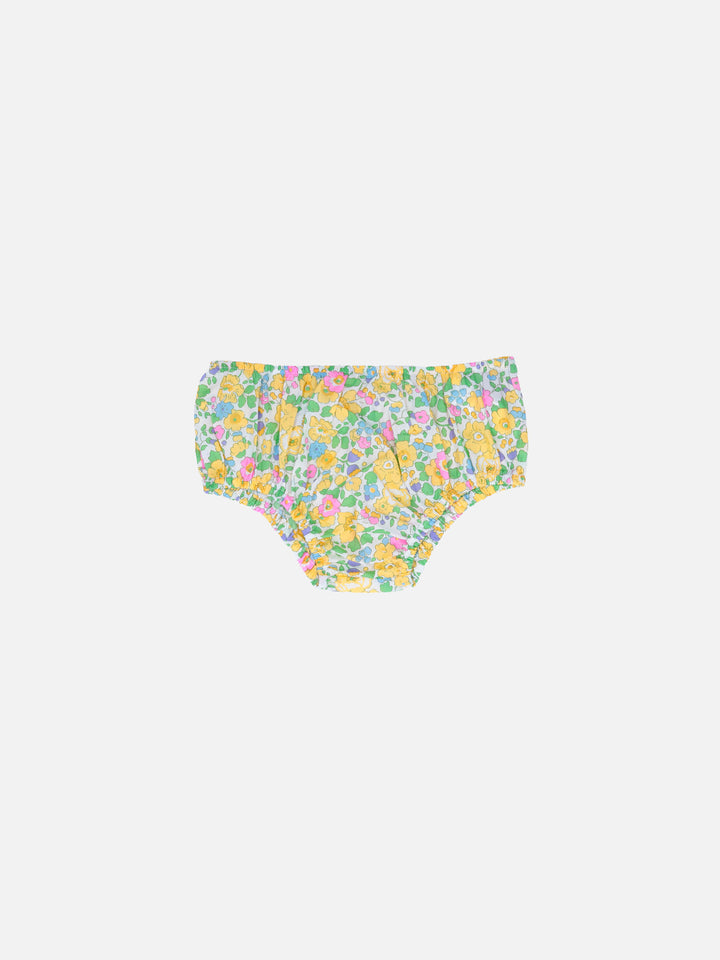 Infant bloomers Pimmy with Betsy print | MADE WITH LIBERTY FABRIC - MC2 Saint Barth