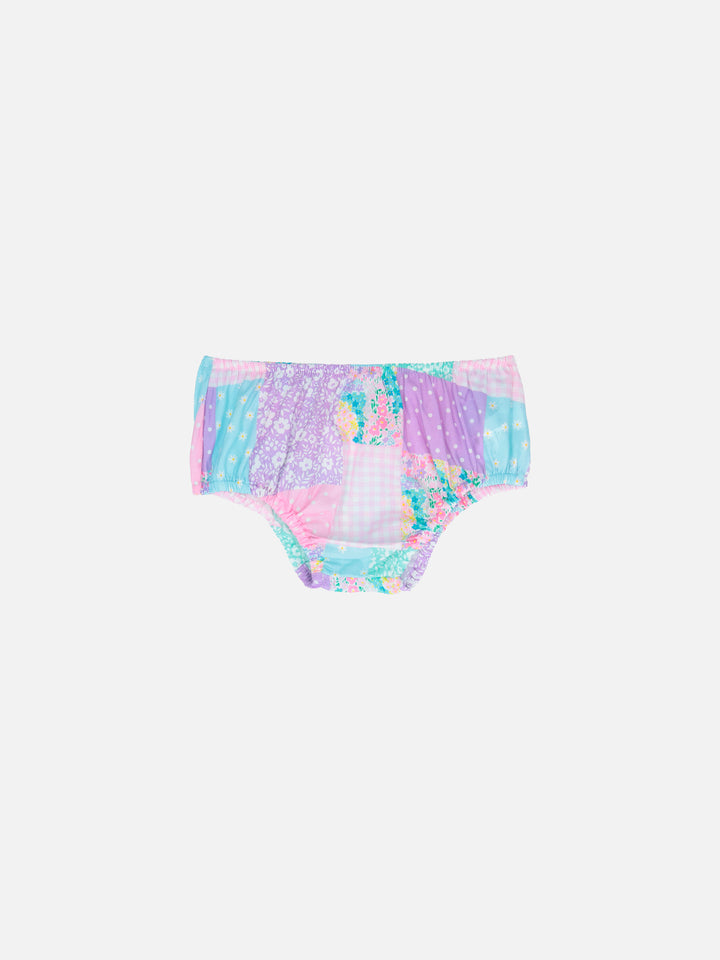 Infant bloomers Pimmy with gingham print - MC2 Saint Barth
