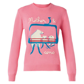 Woman sweater with bears embroidery - MC2 Saint Barth