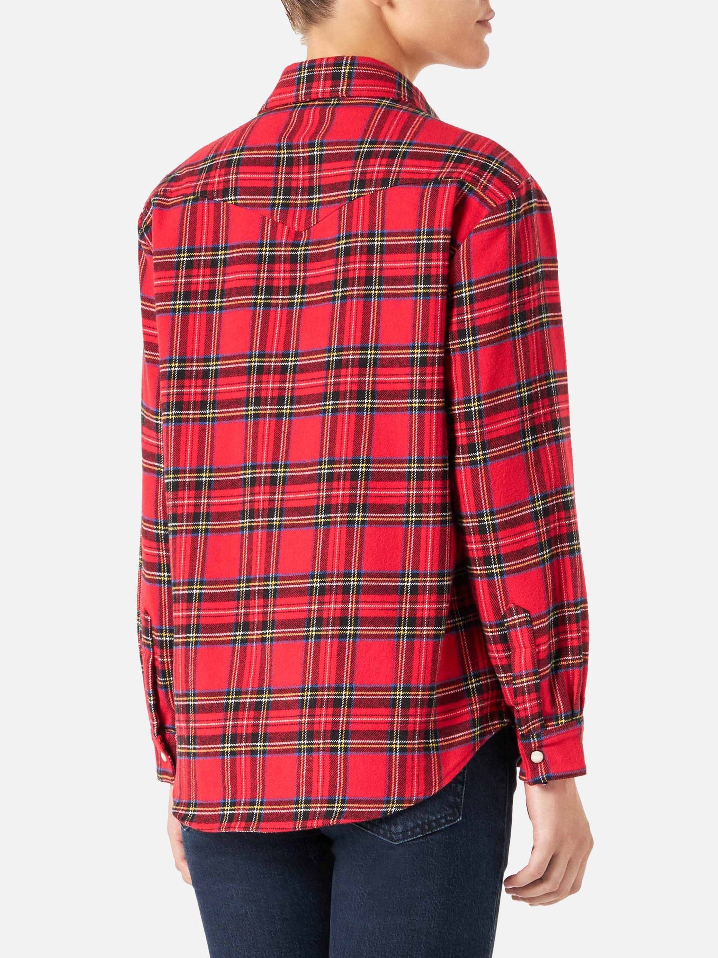 Seattle red tartan flannel shirt