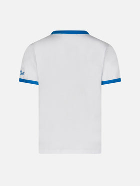 Kid white cotton t-shirt with Spiderman front print | MARVEL SPECIAL EDITION - MC2 Saint Barth