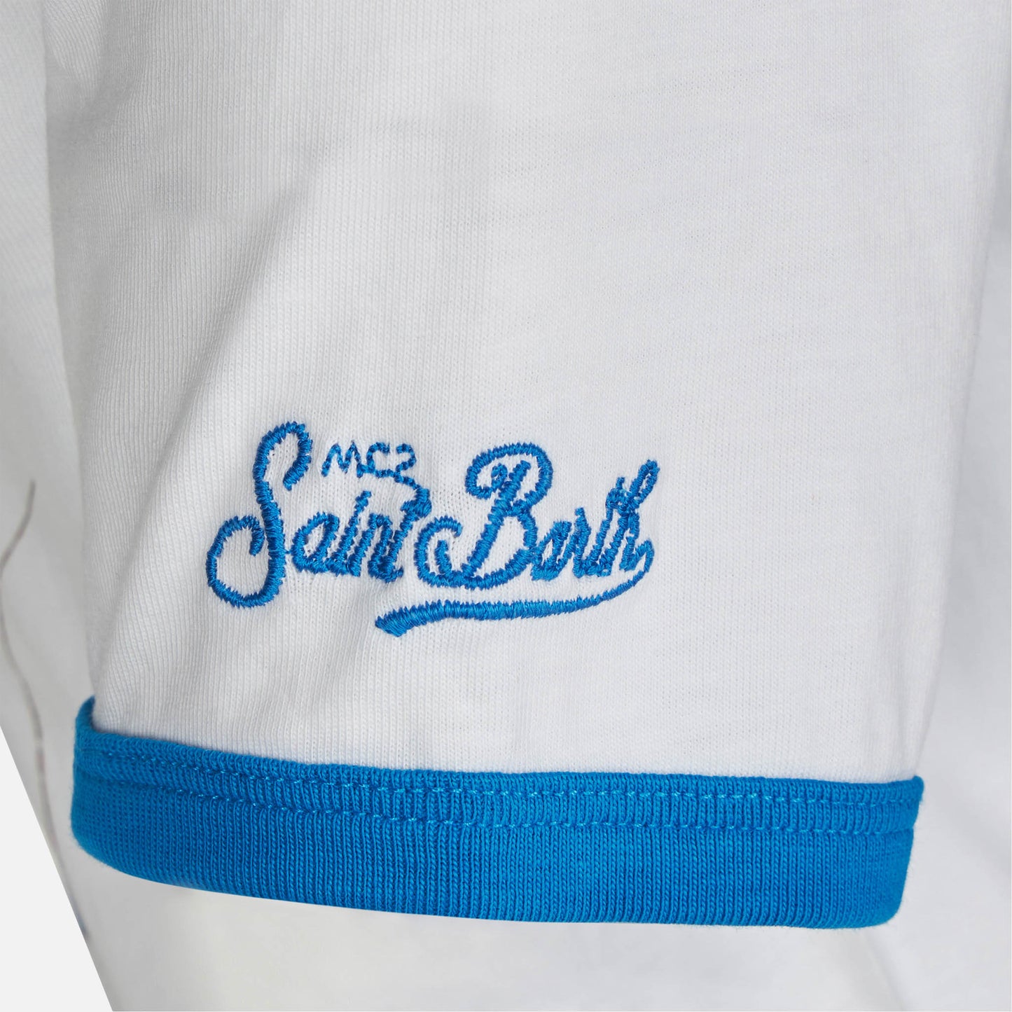 Kid white cotton t-shirt with Spiderman front print | MARVEL SPECIAL EDITION - MC2 Saint Barth