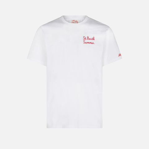 Man cotton t-shirt with Simpson family print | THE SIMPSON SPECIAL EDITION - MC2 Saint Barth