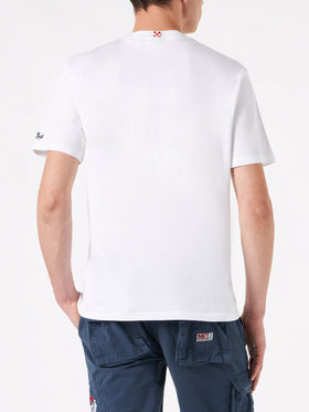 Man cotton t-shirt with St. Barth Tequila print - MC2 Saint Barth