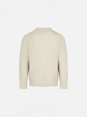 Girl crewneck sweater with St. Moritz postcard - MC2 Saint Barth