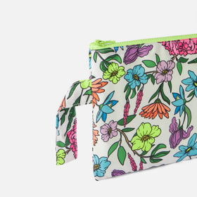Pareasy nylon pochette with flower print - MC2 Saint Barth