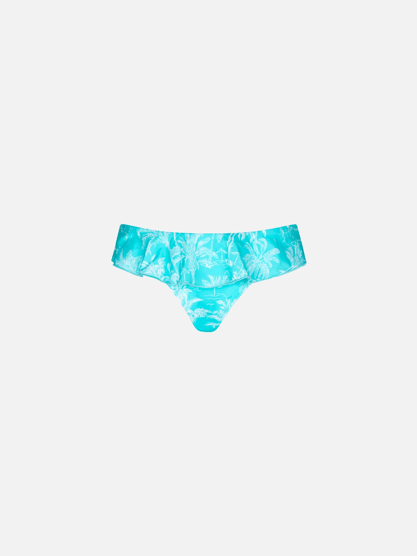Girl swim briefs with toile de jouy print - MC2 Saint Barth