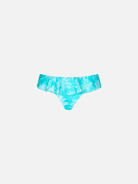 Girl swim briefs with toile de jouy print - MC2 Saint Barth
