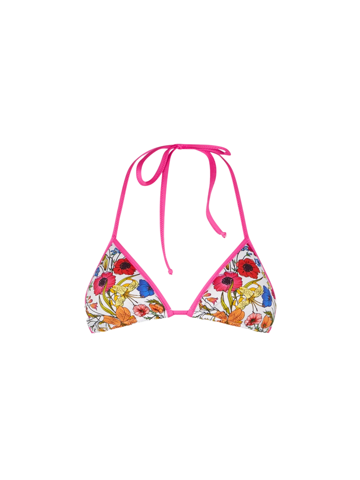 Damen-Triangel-Top mit Blumenprint