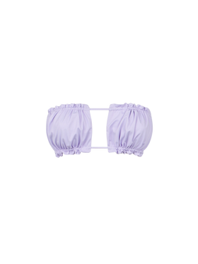 Woman lilac bandeau top swimsuit - MC2 Saint Barth