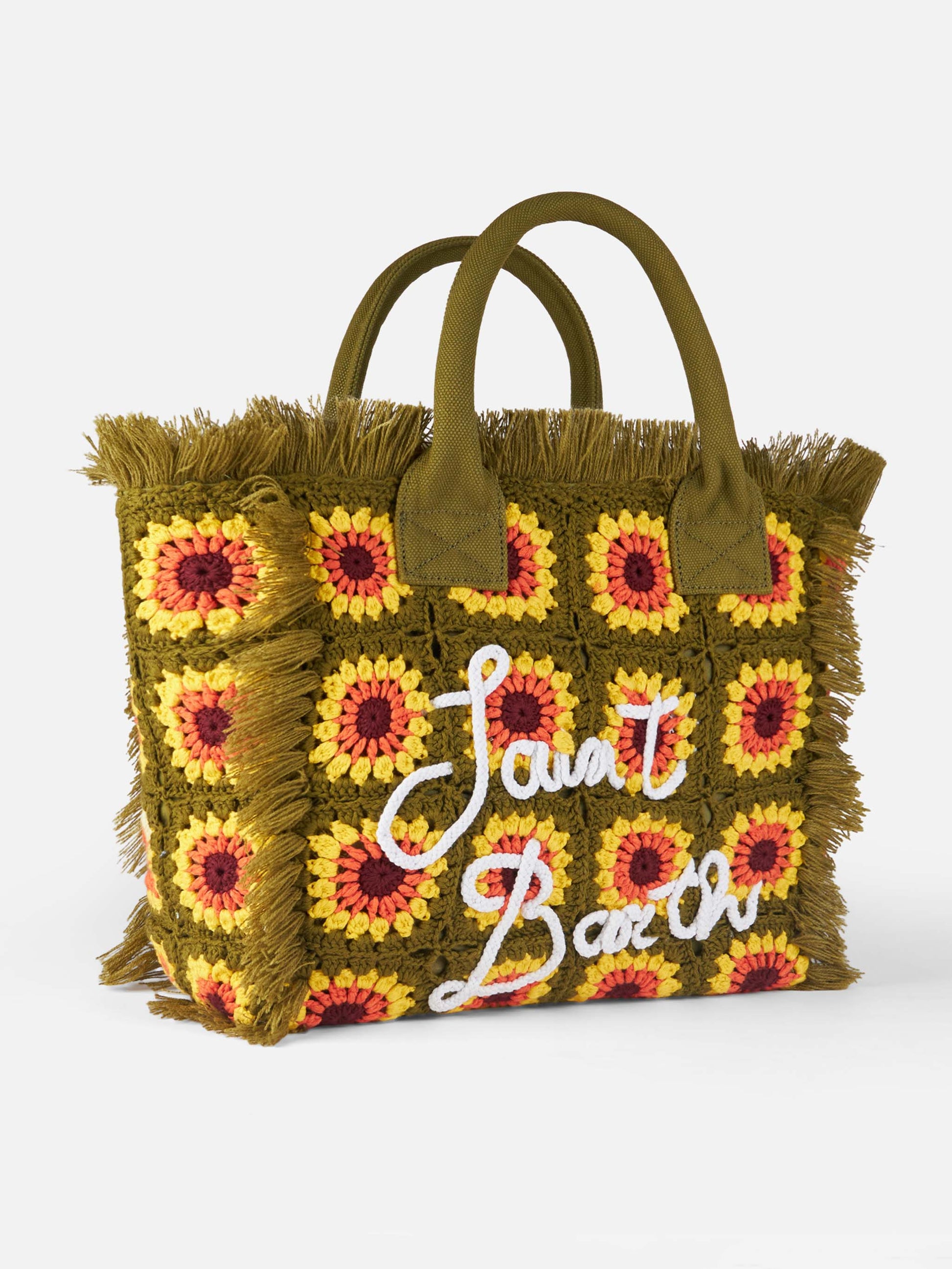 Vanity crochet flower shoulder bag - MC2 Saint Barth