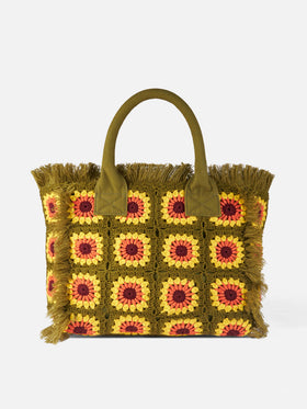 Vanity crochet flower shoulder bag - MC2 Saint Barth