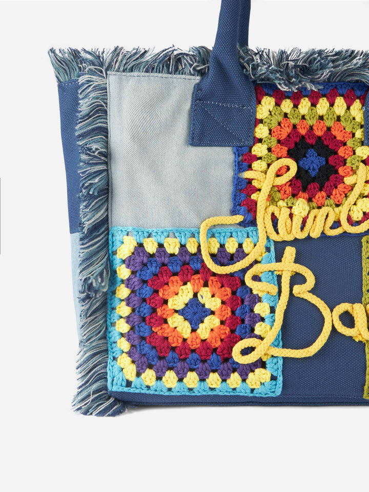 Vanity crochet patchwork shoulder bag - MC2 Saint Barth
