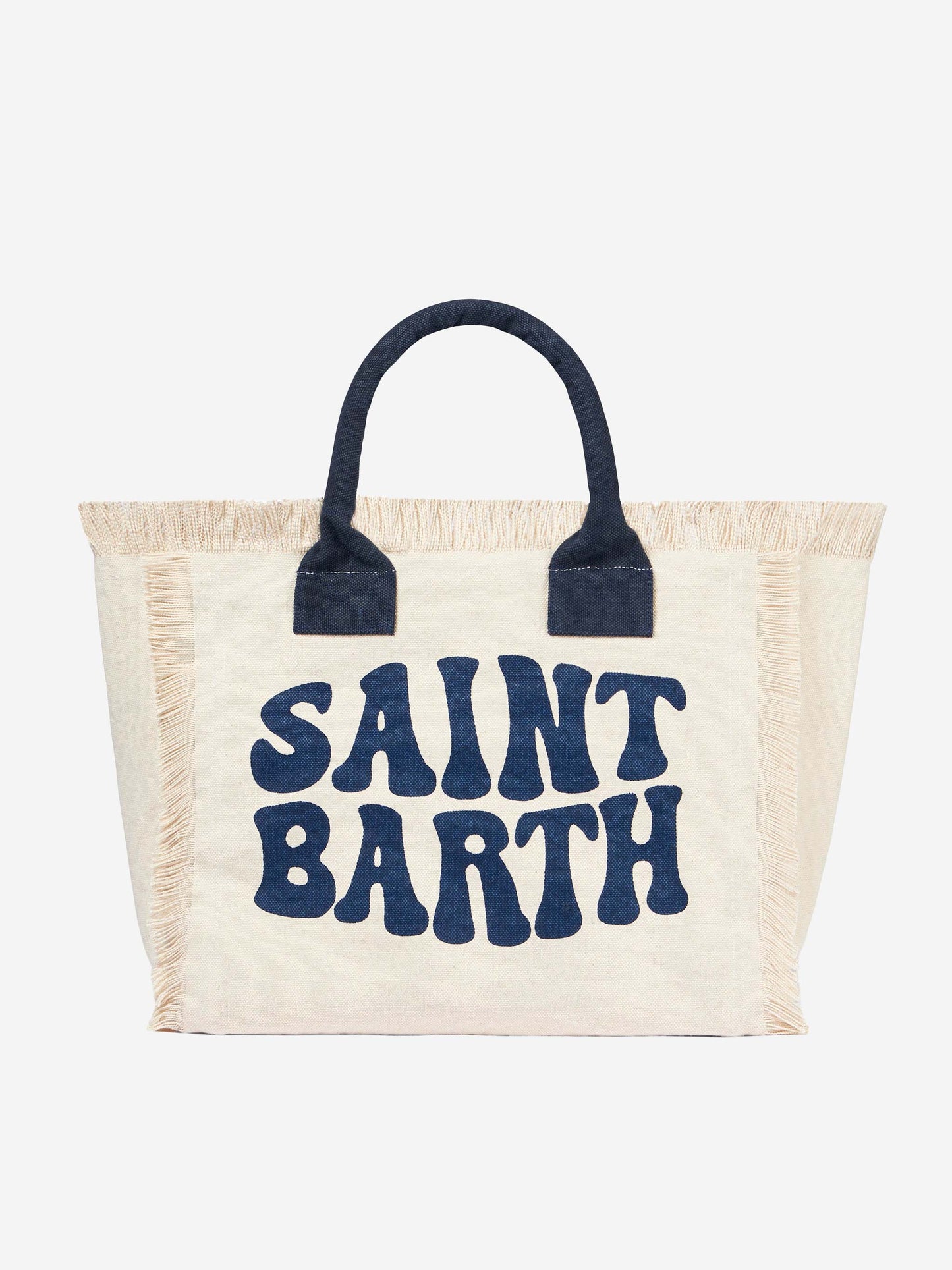 Sac à bandoulière Vanity en toile blanche avec logo Groovy bleu 