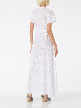 Woman white sangallo dress Keira - MC2 Saint Barth