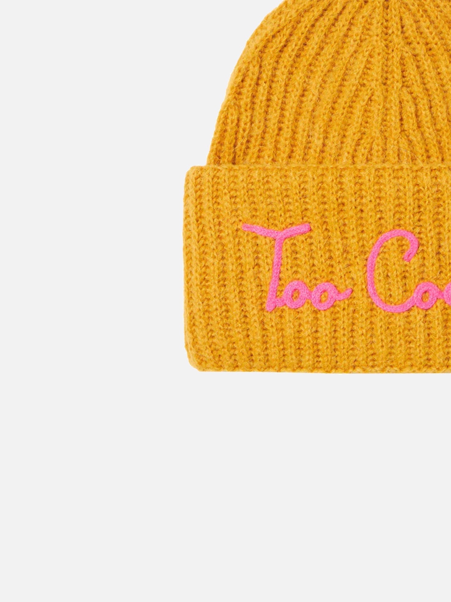 Woman brushed and ultra soft beanie with Too Cool embroidery - MC2 Saint Barth