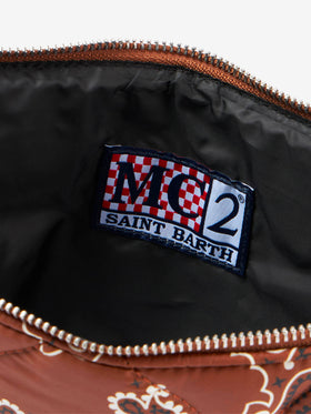 Puffer pochette with bandanna print - MC2 Saint Barth