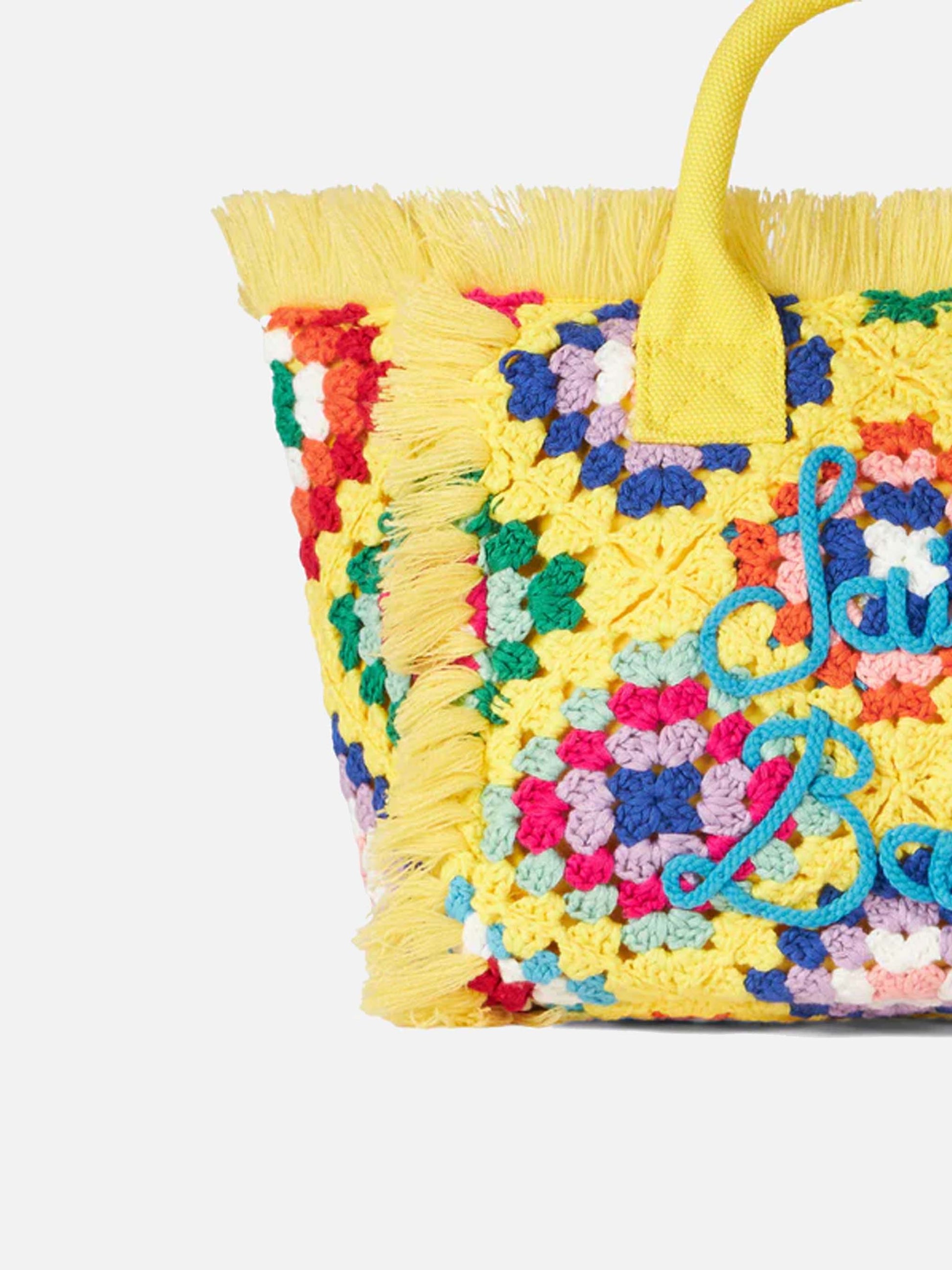 Colette crochet handbag with fringes - MC2 Saint Barth