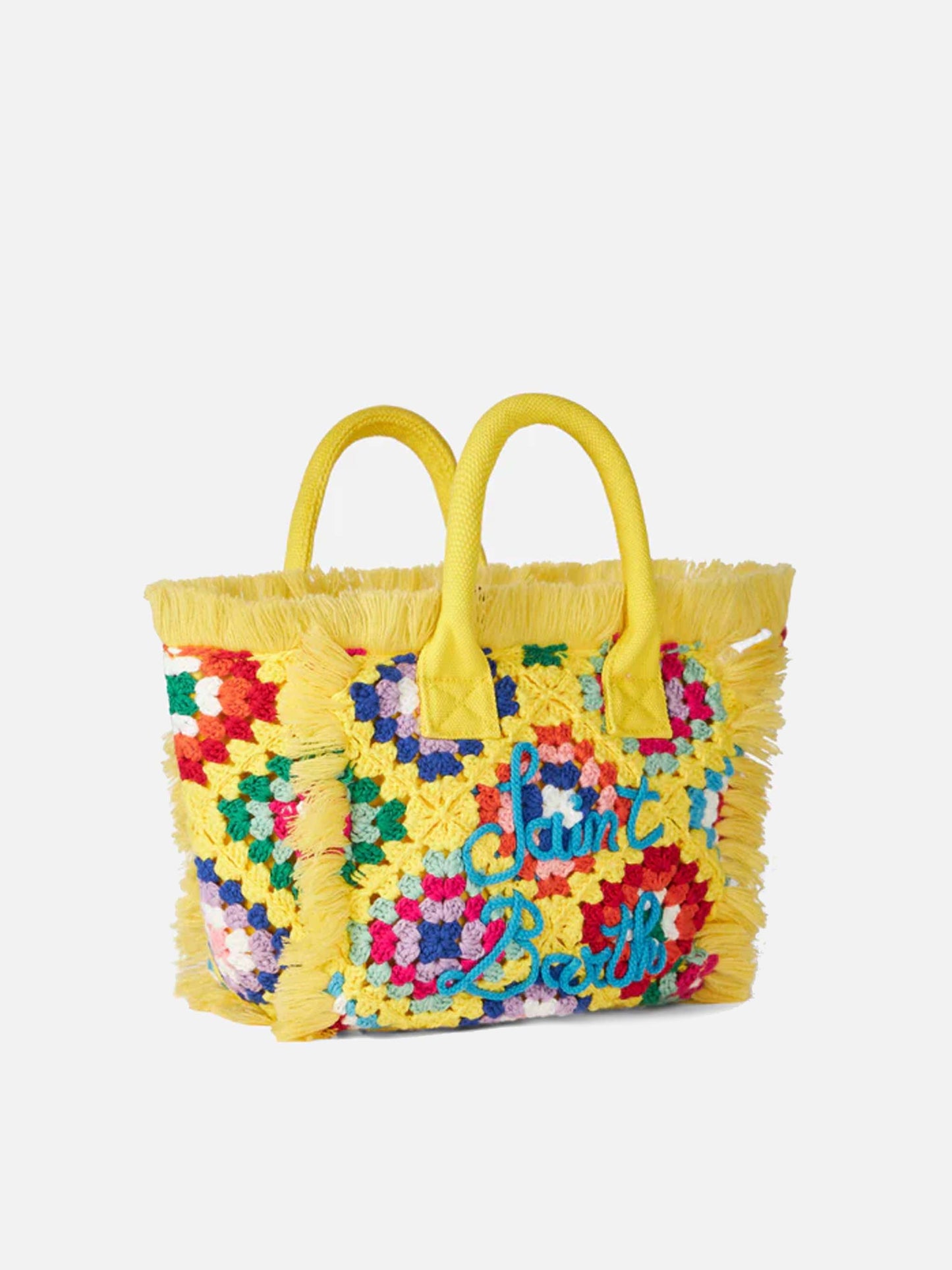 Colette crochet handbag with fringes - MC2 Saint Barth