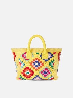 Colette crochet handbag with fringes - MC2 Saint Barth