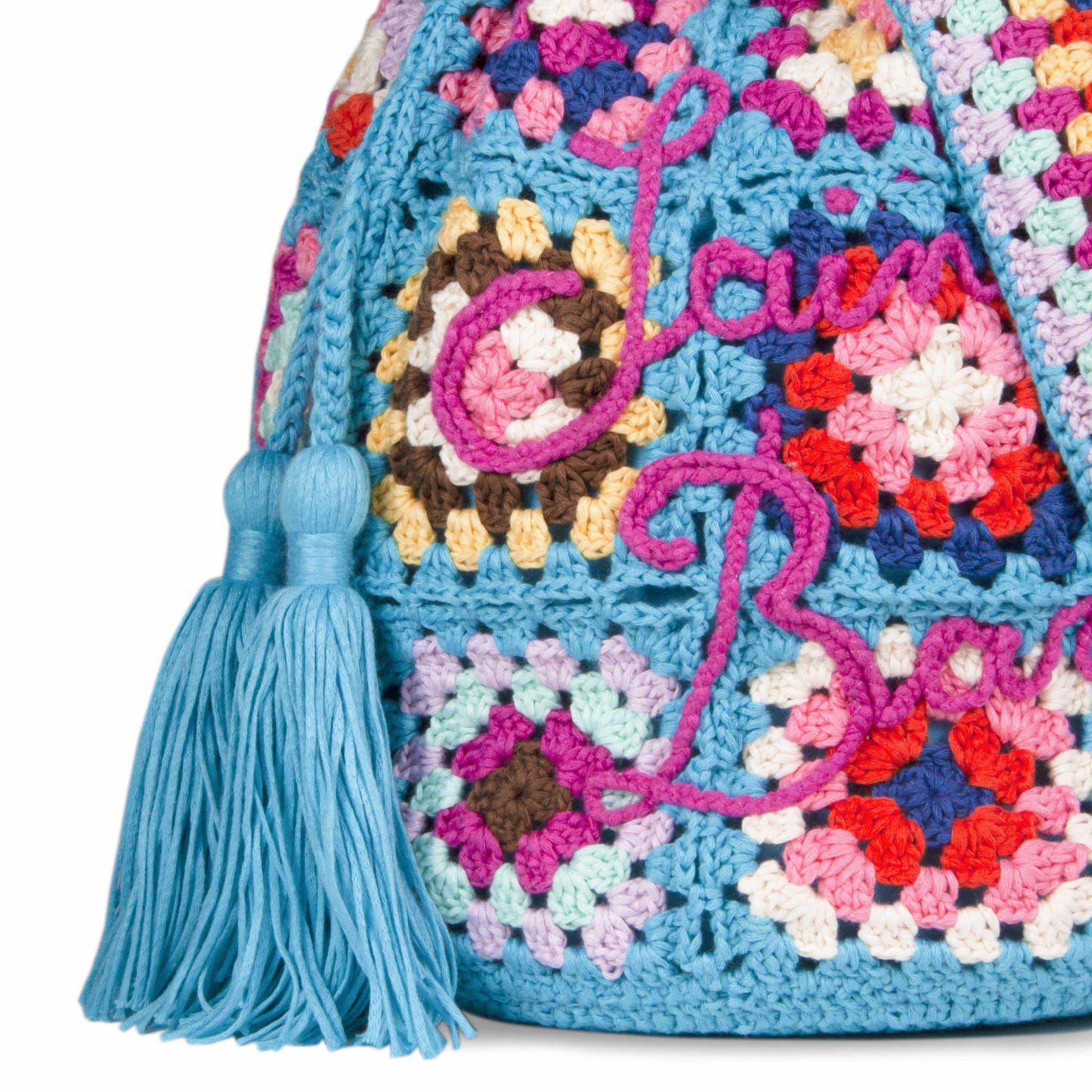 Handmade crochet bucket bag - MC2 Saint Barth