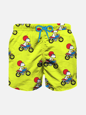 Costume da bagno da bambino con stampa rider Snoopy | SNOOPY - EDIZIONE SPECIALE PEANUTS™