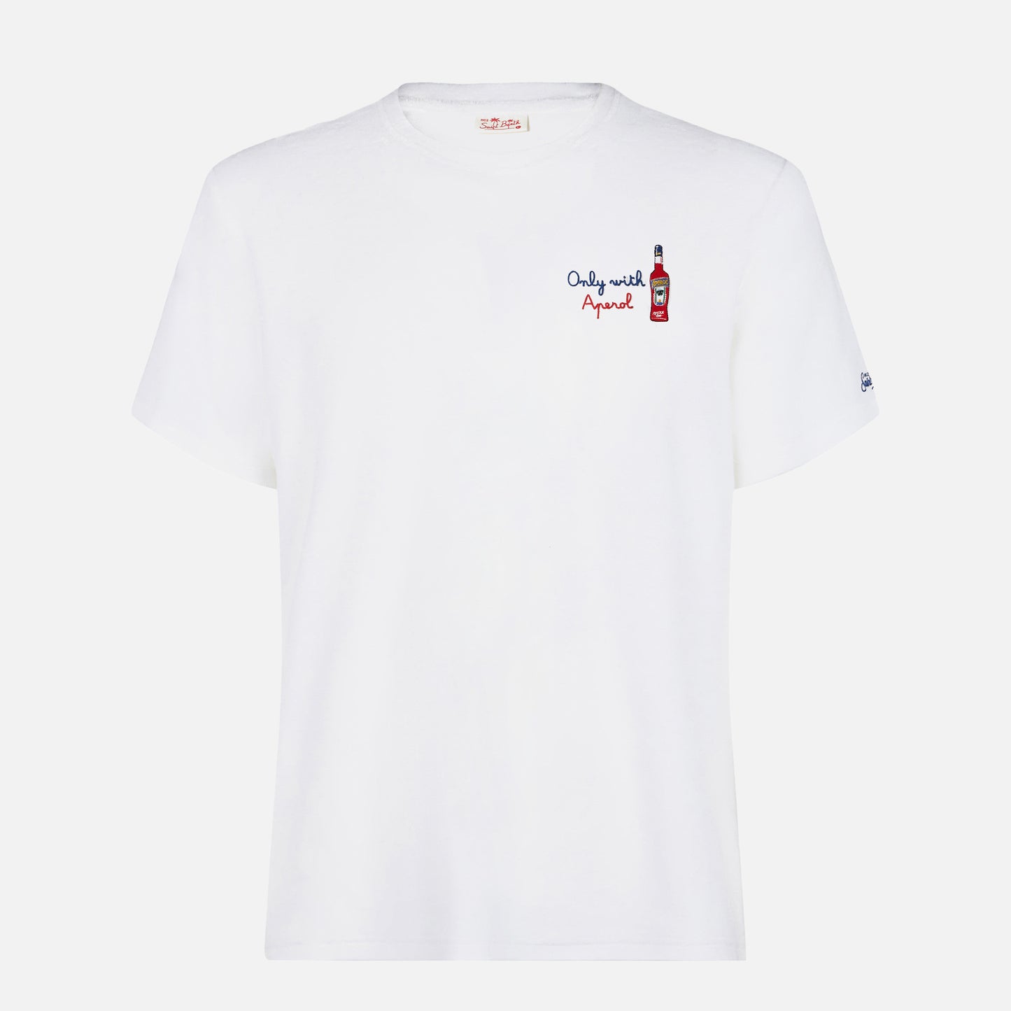 Herren-T-Shirt mit „Only with Aperol“-Frontstickerei | APEROL SPECIAL EDITION 