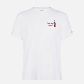 Herren-T-Shirt mit „Only with Aperol“-Frontstickerei | APEROL SPECIAL EDITION 