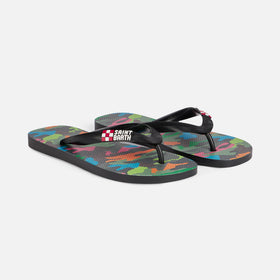 Flip Flops with multicolor fluo camouflage print - MC2 Saint Barth