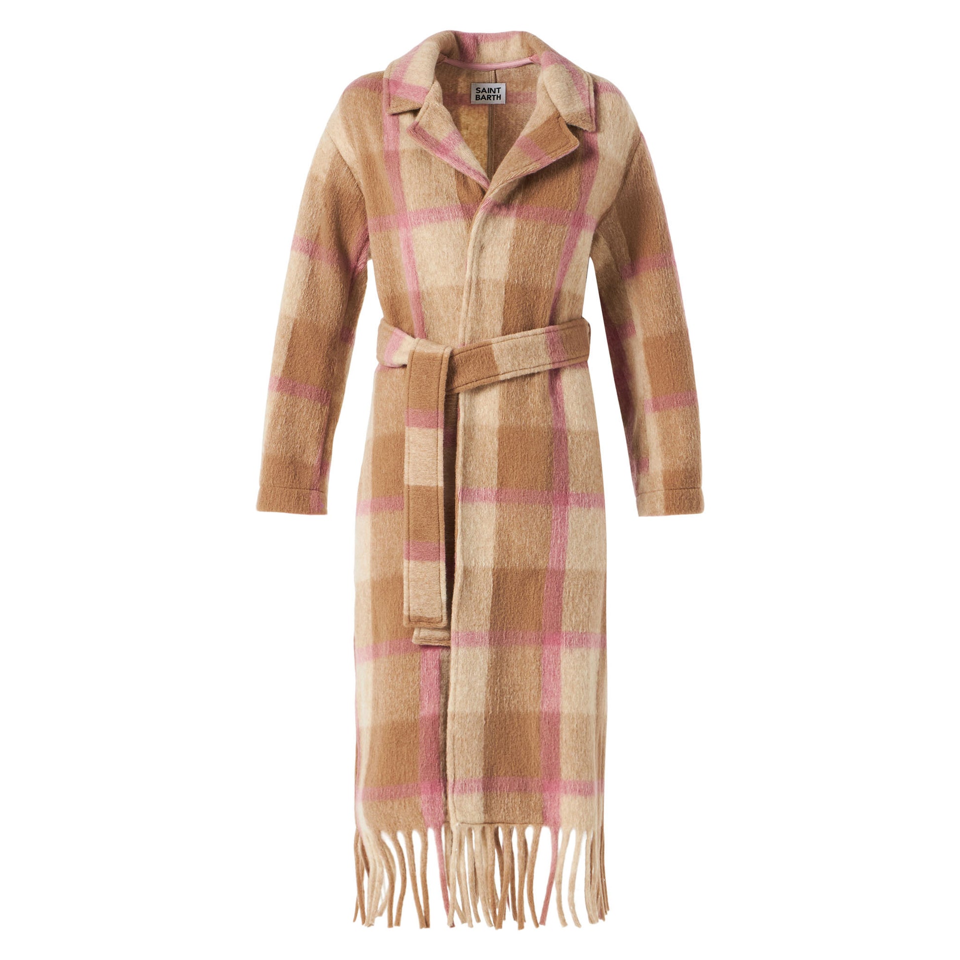 Woman long coat with fringes - MC2 Saint Barth