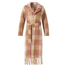Woman long coat with fringes - MC2 Saint Barth