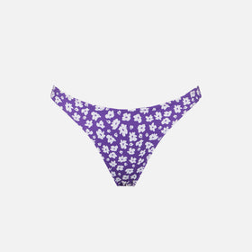 Freche Damen-Badehose mit Gänseblümchen-Print