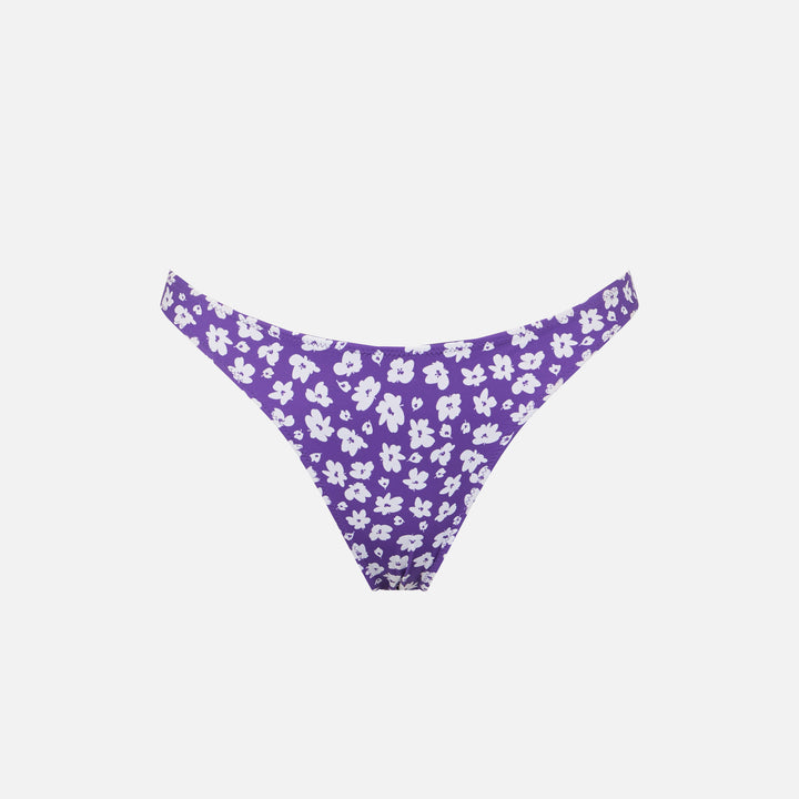 Freche Damen-Badehose mit Gänseblümchen-Print
