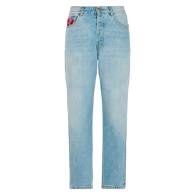 Woman jeans with pockets in crochet - MC2 Saint Barth