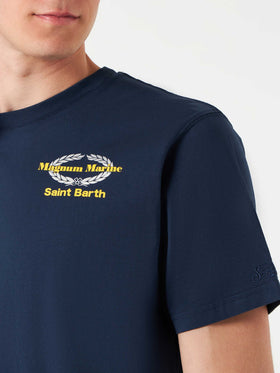 Man cotton t-shirt with Magnum Marine print | MAGNUM MARINE SPECIAL EDITION - MC2 Saint Barth