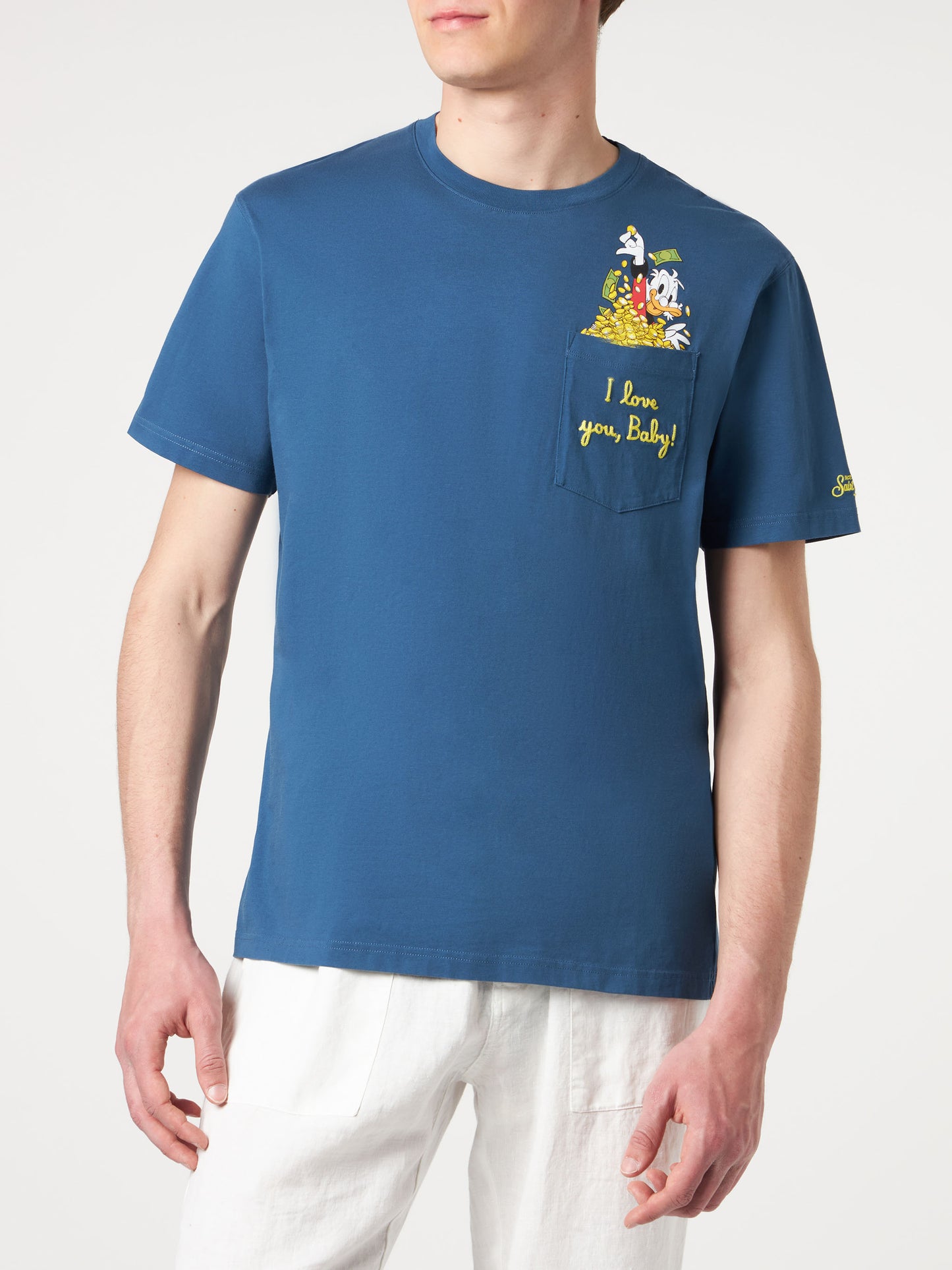 Herren-T-Shirt aus Baumwolle mit Stickerei | ©DISNEY SONDEREDITION