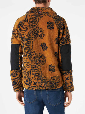 Man sherpa jacket with pattern - MC2 Saint Barth