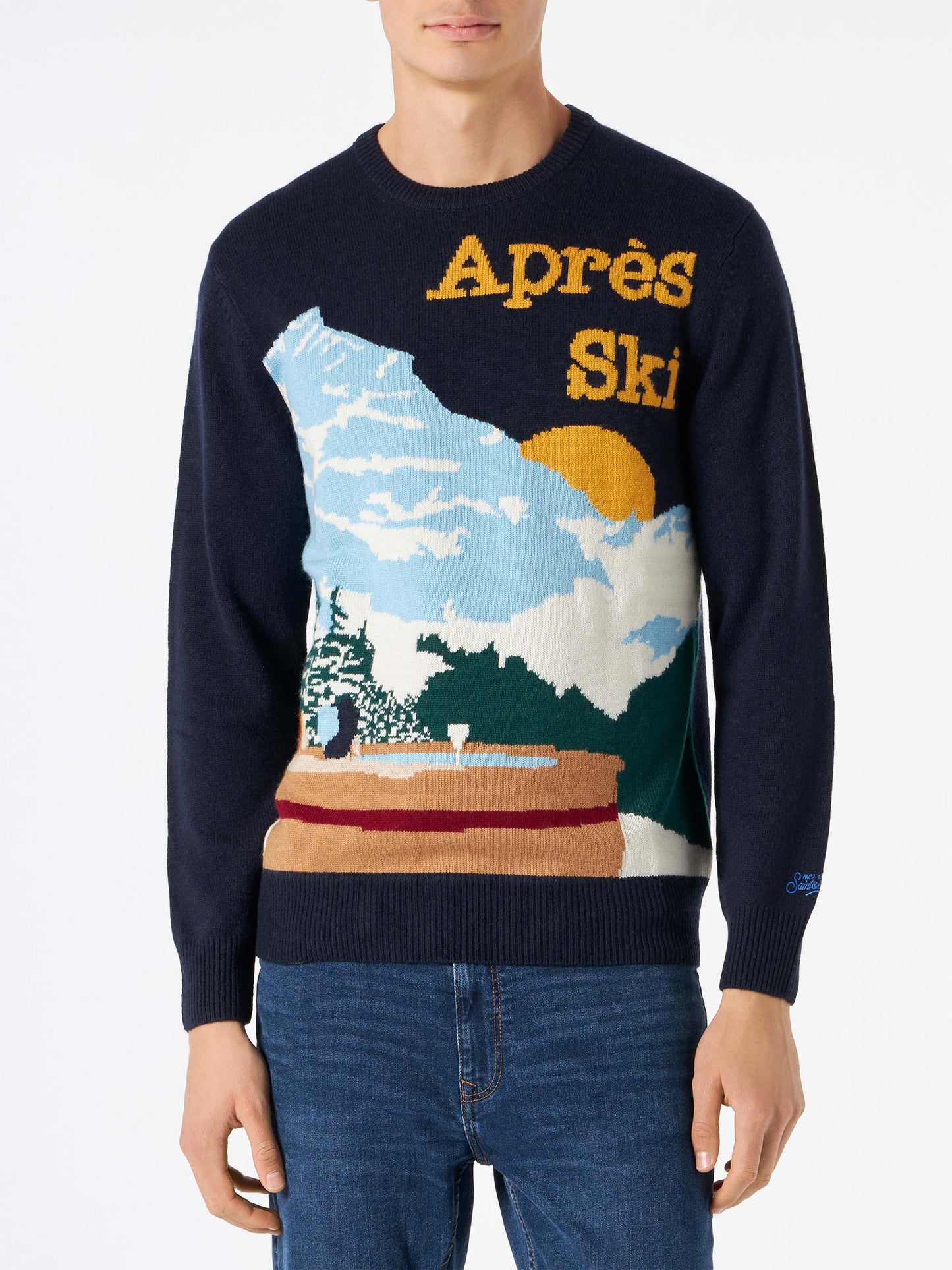 Man sweater with postcard - MC2 Saint Barth
