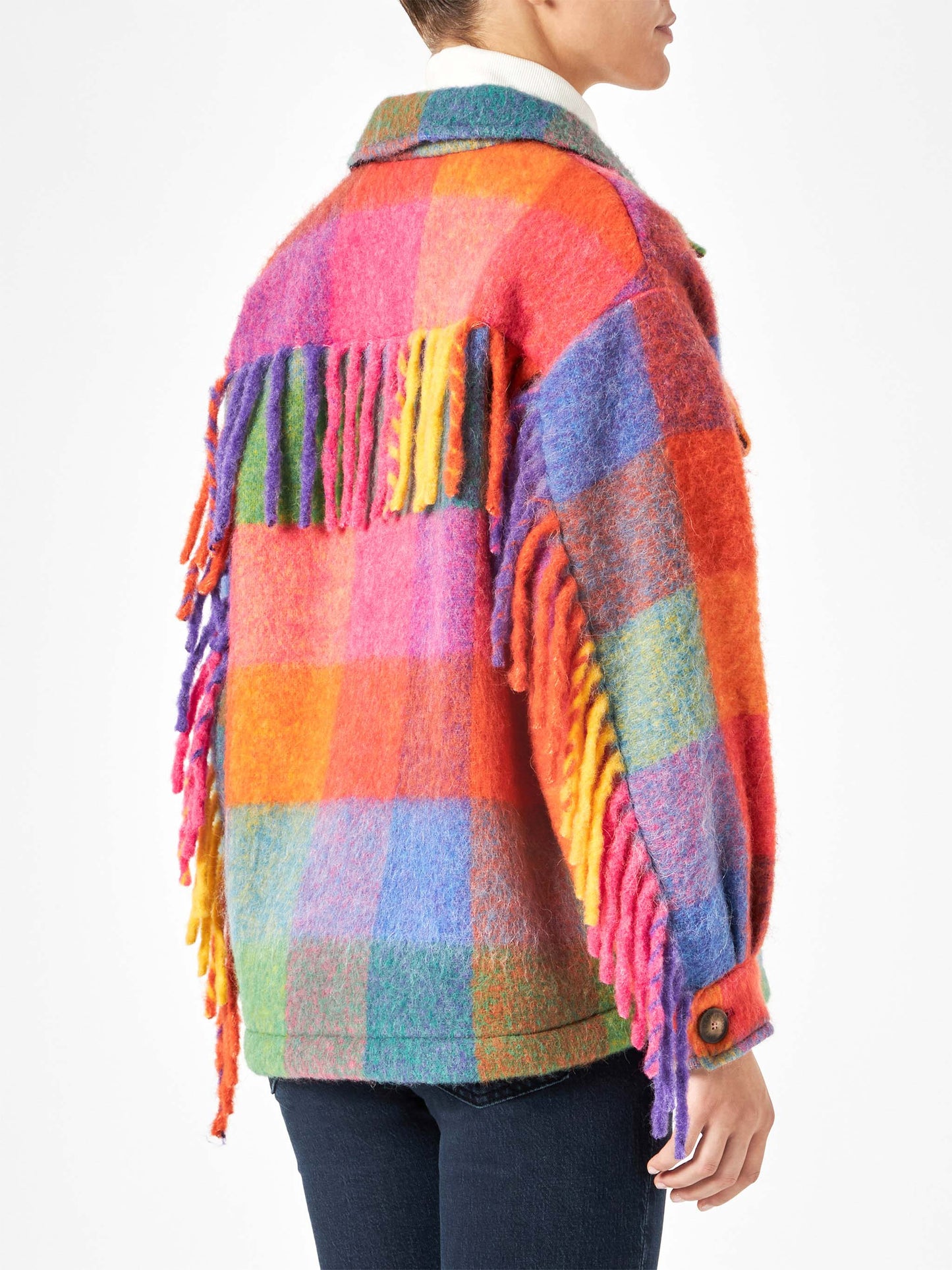 Woman overshirt with fringes - MC2 Saint Barth