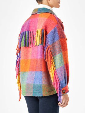 Woman overshirt with fringes - MC2 Saint Barth