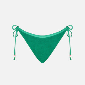 Woman terry swim briefs with charms - MC2 Saint Barth