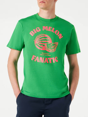 Man cotton t-shirt with Watermelon print - MC2 Saint Barth
