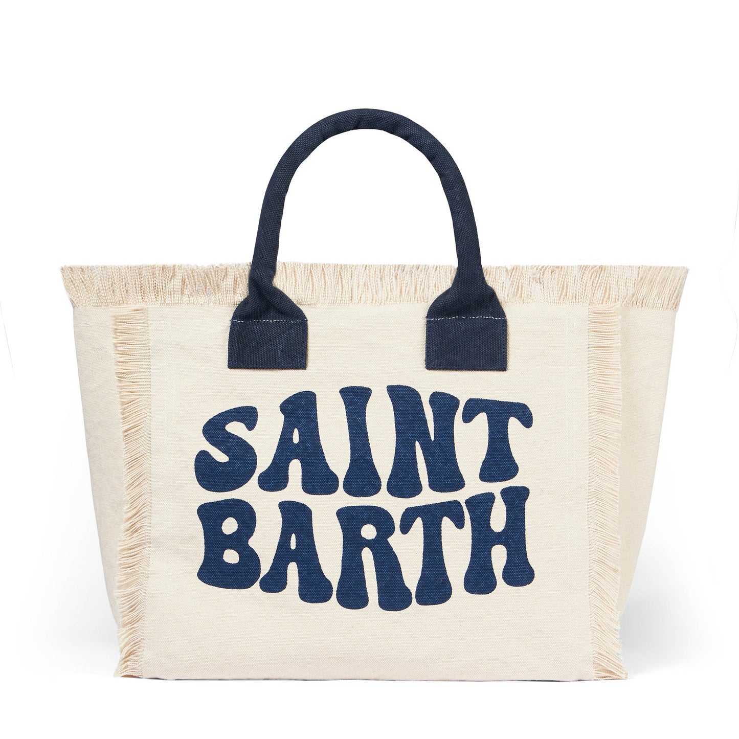 Sac à bandoulière Vanity en toile blanche avec logo Groovy bleu 