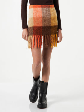 Woman skirt with fringes - MC2 Saint Barth