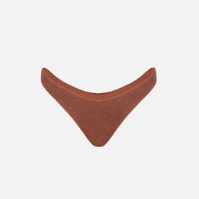 Woman terry cheeky swim briefs