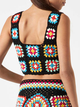Woman handmade crochet top - MC2 Saint Barth
