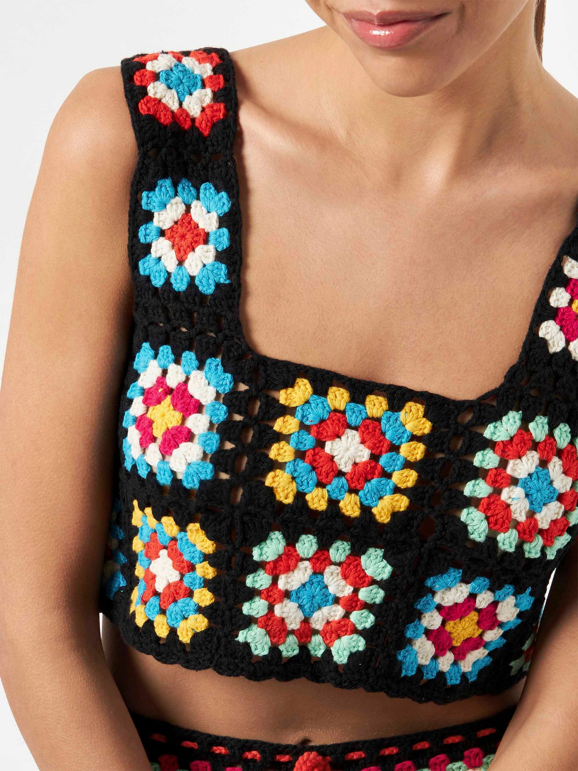 Woman handmade crochet top - MC2 Saint Barth
