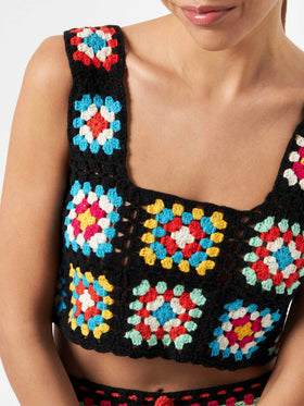 Woman handmade crochet top - MC2 Saint Barth