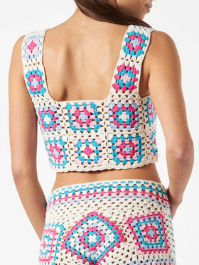 Woman handmade crochet top - MC2 Saint Barth